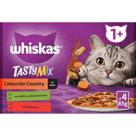Whiskas Tasty Mix Country Collection Pack 13 Cajas de 4 Latas x 85 gr Precio: 27.6899997. SKU: B1EP3LLNBQ
