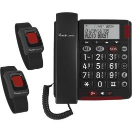 amplicomms BigTel 50 Alarm Plus Duo Teléfono Analógico con Identificador de Llamadas y Botones Grandes Gris Oscuro Precio: 123.8314. SKU: B1KLYM2SLZ