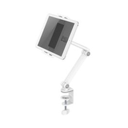 Neomounts DS15-545WH1 Soporte de tablet universal con movimiento completo y abrazadera de escritorio para tablets de 4.7"-12.9", blanco