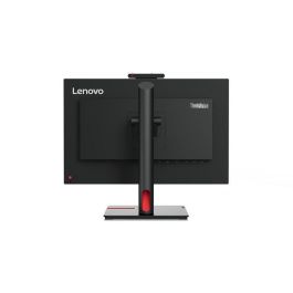 Lenovo T24v-30 Monitor IPS FHD 23.8" (60.5cm) 75Hz 4ms con Webcam, Altavoces, HDMI y DisplayPort - Negro