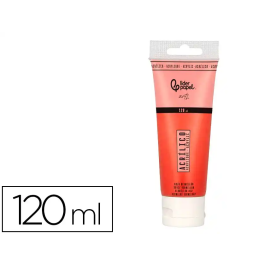 Liderpapel Pintura Acrílica Tubo Plástico 120 ml Rojo Bermellón Precio: 2.98999954. SKU: B1AW3P6AQX