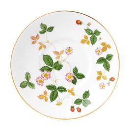 Wedgwood Taza Té Wild Strawberry con Plato 150 ml Bone China