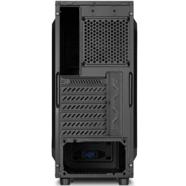 SHARKOON VS4-V Midi Tower Negro Caja ATX con 2 Puertos USB 3.0 Frontales Ideal para Oficina y Trabajo