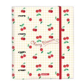 Carpeta de anillas Safta Cherry A4 Beige (27 x 32 x 3.5 cm) Precio: 7.79000057. SKU: S4306863