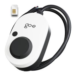 go-eCharger Gemini 2.0 22 kW (32A 3-phasig) Cargador Eléctrico para Vehículos, Negro/Blanco, sin Cable, 4G/LTE