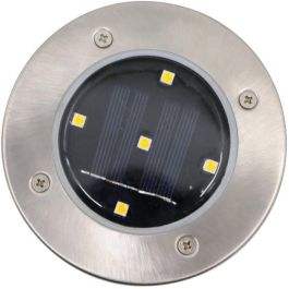 Galix Lote de 3 Focos Solares Empotrados de Acero Inoxidable 0.07W - 5 Lúmenes, 8h Autonomía, 5 LED SMD Blancos Galix Lote de 3 Focos Solares Empotrados de Acero Inoxidable 0.07W - 5 Lúmenes, 8h Autonomía, 5 LED SMD Blancos