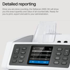 Contadora de Billetes Safescan 112-0652 Gris