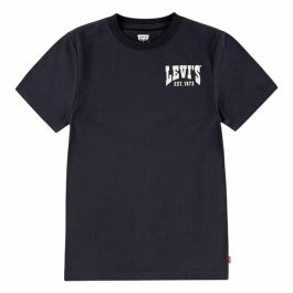 Camiseta de Manga Corta Infantil Levi's Lvb Valley View Negro 8 Años