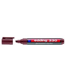 Marcador Permanente Edding 330 Biselado Marron 10 unidades Precio: 12.50000059. SKU: B13KMGDC9P