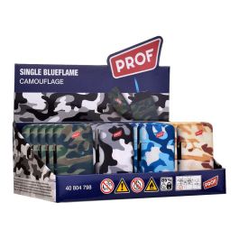 Prof Encendedor Electrónico Camouflage Llama Azul Colores Surtidos