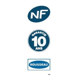 ROUSSEAU Grifo mezclador mecánico para bañera y ducha - Cromo - Monotrou NF ROUSSEAU Grifo mezclador mecánico para bañera y ducha - Cromo - Monotrou NF