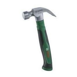 Martillo de garra Bosch de 340 g (acero al carbono duro, extractor de garras en forma de V, mango de agarre suave y baja vibración) Precio: 26.79000016. SKU: B1ATWAM5YE