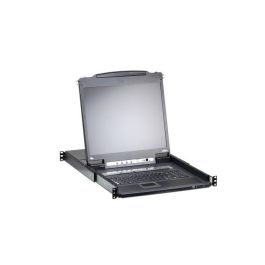 Aten CL5708I KVM Switch LCD Slideaway 17" IP 8 Puertos (Expandible 128) PS/2 USB Montaje en Rack 1U 1920x1200