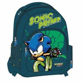 Cerdá Mochila Escolar Mediana Sonic Prime para Niños de 2 a 8 Años - Dimensiones 32x15x42 cm, Color Azul Oscuro Precio: 29.60144. SKU: B13XFDYGYT