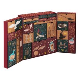 Paladone Calendario Adviento Harry Potter Premium - 24 días, Packaging Libre de Plástico, Incluye 45 Golosinas y Varios Artículos