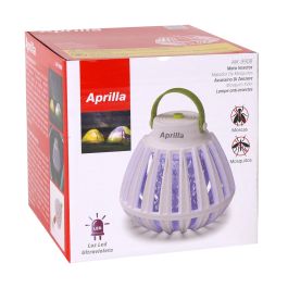 Aprilla Mata Insectos Luz Led Ultravioleta 12 cm (ancho) x 12 cm (alto) x 12 cm (largo) (8 Unidades)