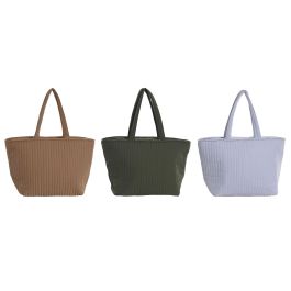 Bolso Urban DKD Home Decor Beige Verde 19 x 31 x 52 cm (6 Unidades)
