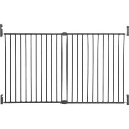 DREAMBABY Barrera de seguridad Extra ancha BROADWAY Gro Gate - Para atornillar - L 76/134,5 x H 76 cm - Gris