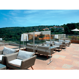 Nobo Soporte para Baldosa sin Peso para Pantallas Separadoras Premium Plus con Baldosa de 12 kg