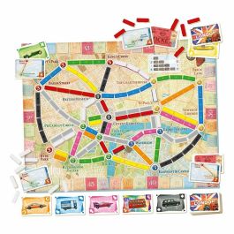 Días de Maravilla ACD0824968202616 Ticket to Ride: Londres Juego de mesa, 8+ años, 2-4 jugadores, 10-15 minutos