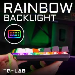 The G-Lab KEYZ-MERCURY-C/FR Teclado Gaming Mecánico TKL con Layout FR, 3 colores Blanco+Negro+Naranja The G-Lab KEYZ-MERCURY-C/FR Teclado Gaming Mecánico TKL con Layout FR, 3 colores Blanco+Negro+Naranja