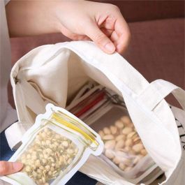 Set de 6 bolsas reutilizables para alimentos Quttin 10.5x (36 Unidades) Set de 6 bolsas reutilizables para alimentos Quttin 10.5x (36 Unidades)
