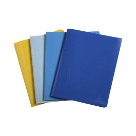 Exacompta Carpeta Escaparate 40 Fundas DIN A4 Reciclada Polipropileno Colores Surtidos