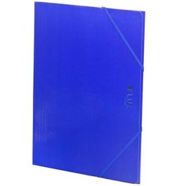 Carchivo Carpeta 3 Solapas Folio C-Gomas Cartón Brillo Luz Azul Marino Precio: 2.50000036. SKU: BIX2033L11