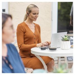 HP Voyager Free 60+ UC-M Auriculares Inalámbricos Bluetooth Carbon Black con USB-C y Estuche de Carga