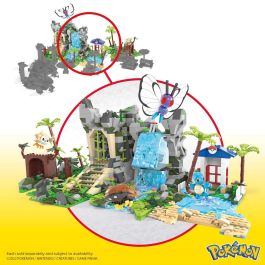 Mega Bloks Pokemon Expedición Jungla HHN61 Set de Construcción con 4 Personajes y 1350 Piezas +8 Años