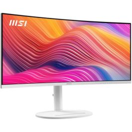 MSI Modern MD342CQPW Pantalla 34" UltraWide Quad HD 3440x1440 Pixeles, Curva, 1500R, 120Hz, 1ms, Blanco, 9S6-3PC59H-012