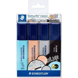 Staedtler Marcador Fluorescente Textsurfer Classic Vintage, Colores Pastel, Blíster 4 Unidades Staedtler Marcador Fluorescente Textsurfer Classic Vintage, Colores Pastel, Blíster 4 Unidades Precio: 4.49999968. SKU: B1ENNTYTVZ