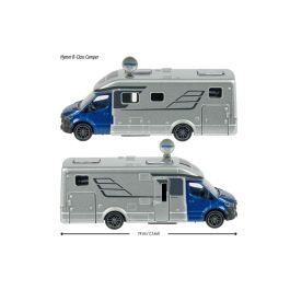 Majorette Autocaravana Mercedes 19 cm con Puertas que se Abren, Luz y Sonido
