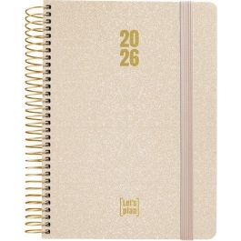 Agenda Anual (2026) Grafoplas Metallic Espiral Tapa Extradura Con Goma A5 210X150 D/P Arena Precio: 16.50000044. SKU: B1BEEPAMK6