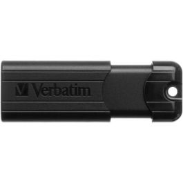 Verbatim Pendrive Pinstripe 16 GB USB 3.2 Retráctil Negro