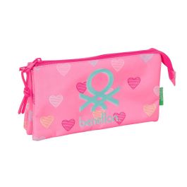 Safta Estuche Portatodo Triple Benetton Heart 120x220x30 mm Precio: 16.50000044. SKU: B12DRDSR2B