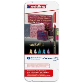 Rotulador Fibra Edding 1200-Metallic Estuche De 6 Precio: 11.88999966. SKU: B1ED58EQ7Q