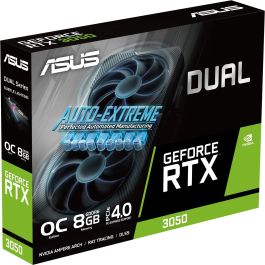 Asus 90YV0GH6-M0NA00 Tarjeta Gráfica Dual GeForce RTX 3050 V2 OC 8GB GDDR6 1852MHz 2 Ranuras