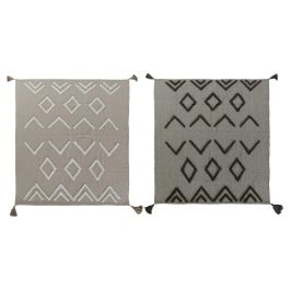 Plaid Scandi DKD Home Decor Beige Blanco 170 x 0.5 x 130 cm (2 Unidades) Precio: 42.78999956. SKU: B1CS46LBDJ