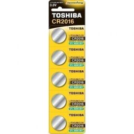 Pack de 5 Pilas de Botón Toshiba CR2016/ 3V Precio: 5.50000055. SKU: B1H25484ML