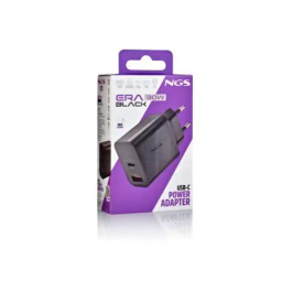 Ngs Cargador GAN de Pared Ultrarrápido 30W USB-C + USB-A para Portátil