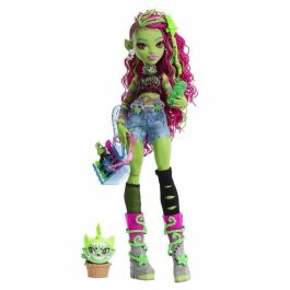 Muñeca Venus McFlytrap de Monster High con Chewlian y accesorios HRP81