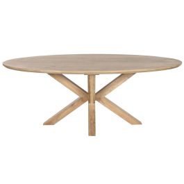 Mesa de Comedor Home ESPRIT Natural Madera de mango 200 x 100 x 77 cm