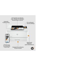 HP 4002dne Impresora Láser LaserJet Pro Dúplex para Máxima Productividad, Velocidad Rápida y Gestión Fluida con HP+ HP 4002dne Impresora Láser LaserJet Pro Dúplex para Máxima Productividad, Velocidad Rápida y Gestión Fluida con HP+