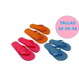 Poessa Chancla Infantil Unisex PVC Fucsia Naranja Azul Talla 34-35-36 Modelos Surtidos Precio: 3.50000002. SKU: B129PXMGB4