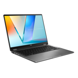 ASUS Vivobook 14 Flip OLED TP3407SA-QL064W - Portátil 14" WUXGA, Intel Core Ultra 7, 32GB RAM, 1TB SSD, Arc Graphics, Windows 11 Home, Gris