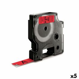 Cinta Laminada para Rotuladoras Dymo D1 45017 12 mm LabelManager™ Rojo Negro (5 Unidades) Precio: 94.59000034. SKU: S8424264
