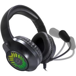 Speedlink TYRON RGB Gaming Headset para PC, PS5, PS4, Xbox, Switch - Auriculares de diadema alámbricos negros