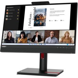 Lenovo ThinkCentre TiO 22 Gen5 FHD IPS con DisplayPort, Cámara, Altavoces, Hub y Táctil