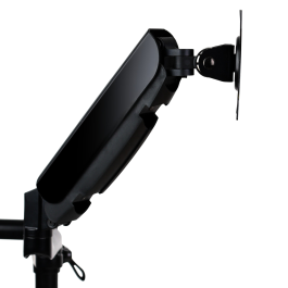 Phoenix technologies Brazo Articulado Doble Soporte Monitor Ajustable con Amortiguador de Gas, Doble Fijación, VESA 75/100mm